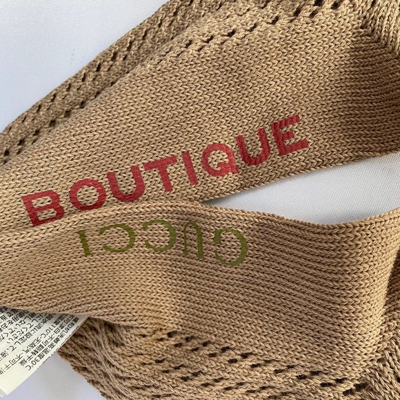 Gucci Boutique Knit Socks with GG Logos in Beige ALWAYS AUTHENTIC WITH GAVRIEL! - Picture 1 of 6